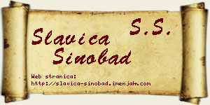 Slavica Sinobad vizit kartica
